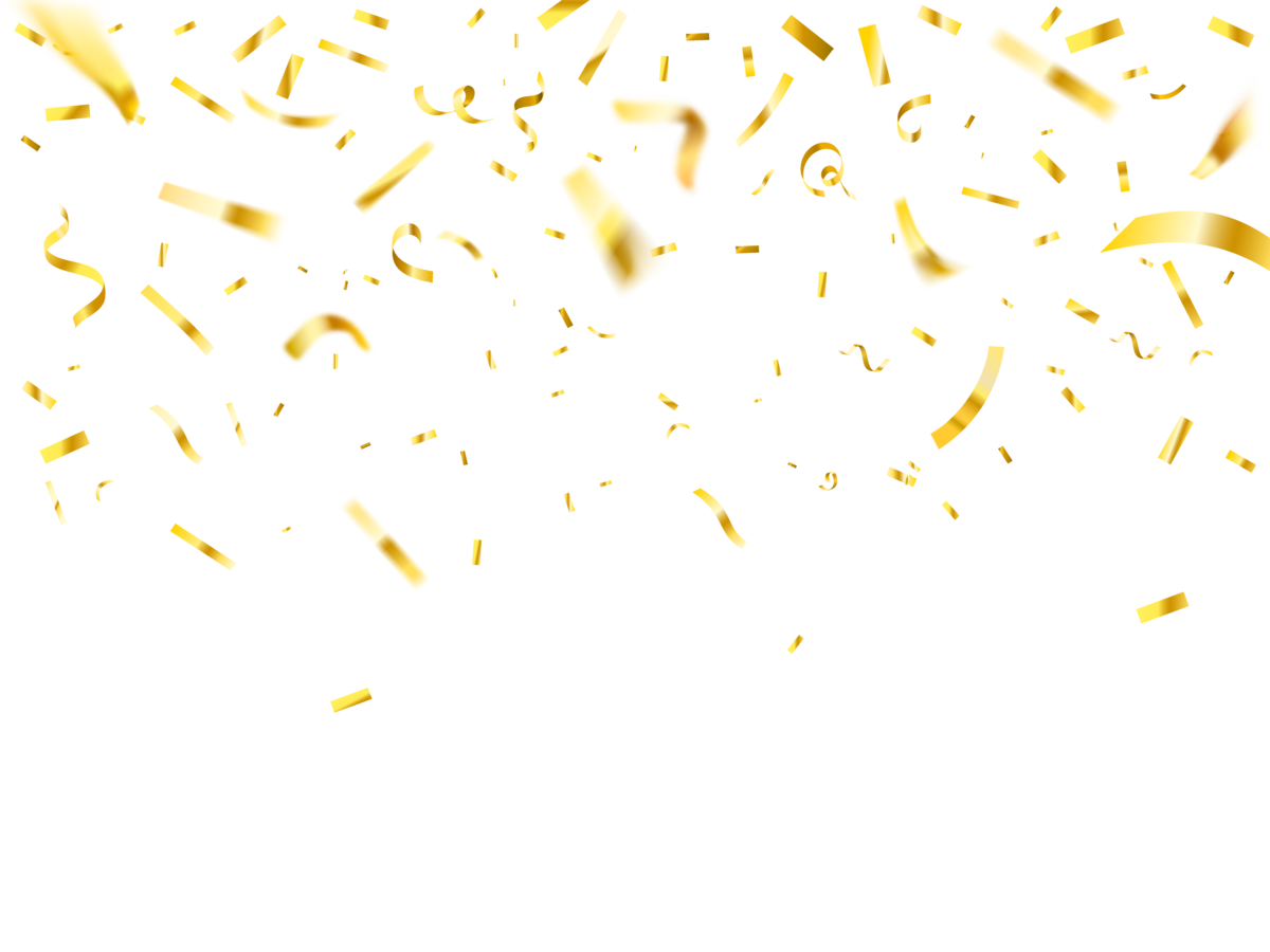 Confetti quote background image decoration